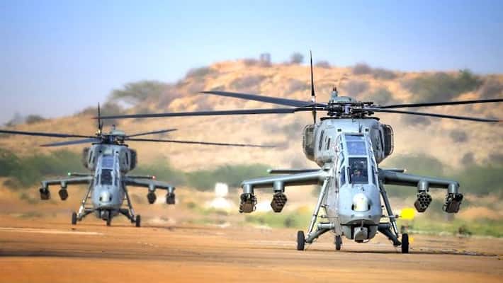 4 Light Combat Helicopters join IAF 143 HU; LCH is lethal and formidable 4 Light Combat Helicopters join IAF 143 HU; LCH is lethal and formidable