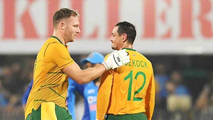David Miller with Quinton De Kock creates history after record partnership David Miller with Quinton De Kock creates history after record partnership