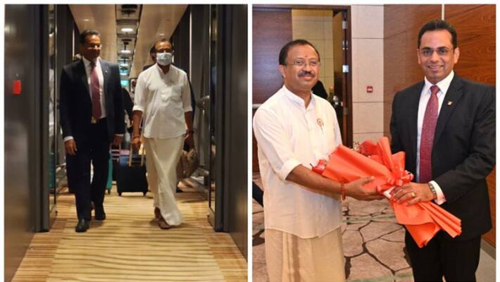 Union minister V Muraleedharan arrives in Muscat to boost India Oman bilateral ties Union minister V Muraleedharan arrives in Muscat to boost India Oman bilateral ties