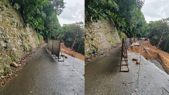 Ponmudi was completely isolated. The rest of the rain that fell in the 12th turn also broke Ponmudi was completely isolated. The rest of the rain that fell in the 12th turn also broke