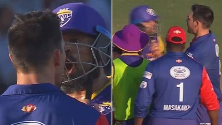 watch video ugly scenes between mitchell johnson and Yusuf Pathan watch video ugly scenes between mitchell johnson and Yusuf Pathan