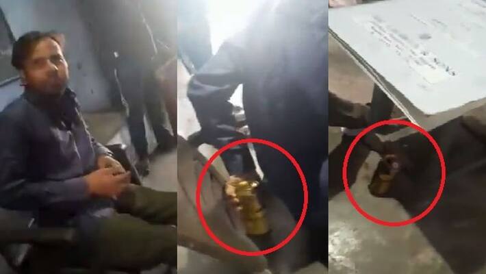 drunk teacher with beer cans takes class in up school and video goes viral drunk teacher with beer cans takes class in up school and video goes viral