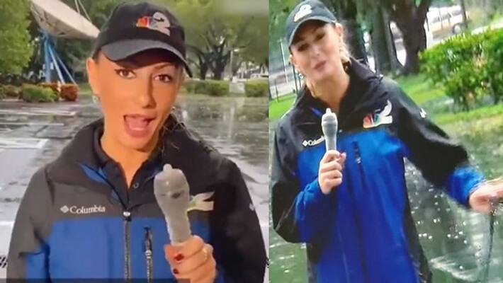 TV Journalist Used Condom To Protect Her Microphone During Hurricane Ian, Watch Video GGA TV Journalist Used Condom To Protect Her Microphone During Hurricane Ian, Watch Video GGA