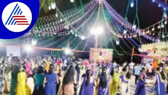 Navratri celebration at dandeli peoples steps dandiya rav Navratri celebration at dandeli peoples steps dandiya rav