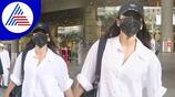 Rashmika Mandanna seen wearing baggy outfits for  airport look vcs