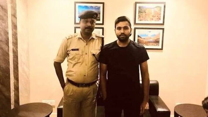 Assam Deputy police Commissioner wish Rohti sharma ahead of 3rd t20 fans jokes look like arrested ckm Assam Deputy police Commissioner wish Rohti sharma ahead of 3rd t20 fans jokes look like arrested ckm