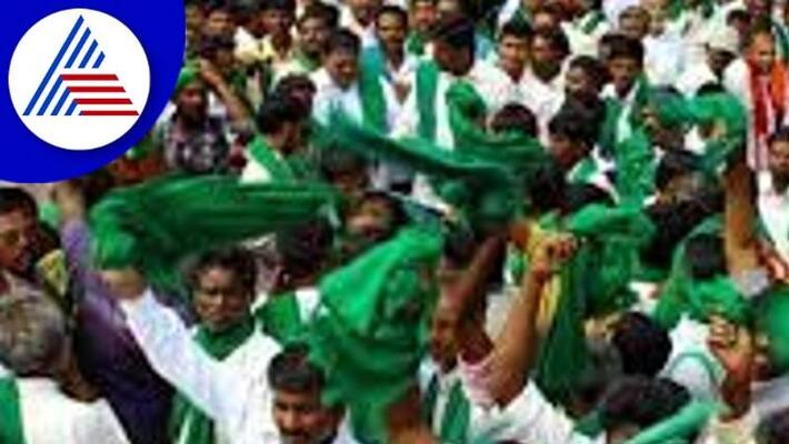 Farmers union protest by blocking Mysore highway today rav Farmers union protest by blocking Mysore highway today rav