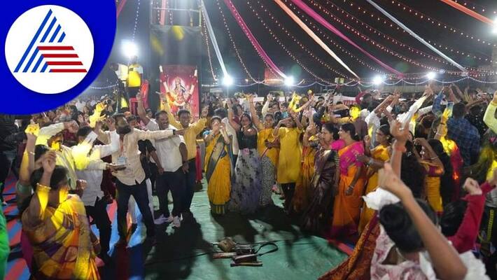 Dasara 2022 Dandiya Night Dance Performed In Belagavi gvd Dasara 2022 Dandiya Night Dance Performed In Belagavi gvd