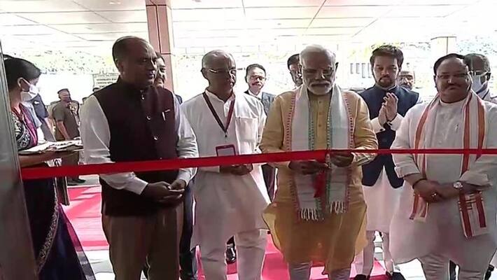 Prime Minister Modi opens AIIMS Bilaspur Prime Minister Modi opens AIIMS Bilaspur