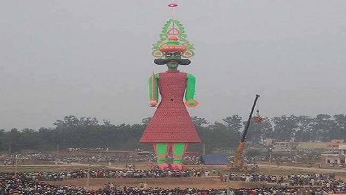 most expensive Ravana will be burnt in Ambala uja most expensive Ravana will be burnt in Ambala uja