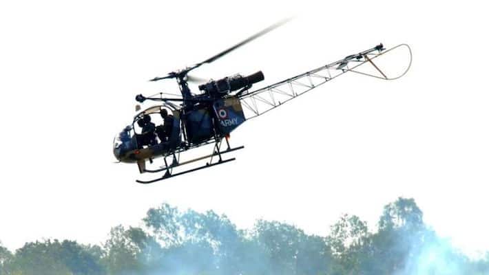 Indian Army Cheetah helicopter crashed in Arunachal Pradesh.. Pilot killed.. Indian Army Cheetah helicopter crashed in Arunachal Pradesh.. Pilot killed..