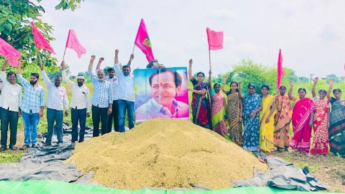 TRS cadre Celebrate party national entry with BRS across the state TRS cadre Celebrate party national entry with BRS across the state