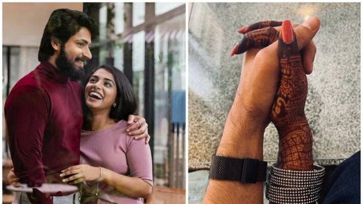 Harish Kalyan announced his marriage by sharing his wife photo Harish Kalyan announced his marriage by sharing his wife photo