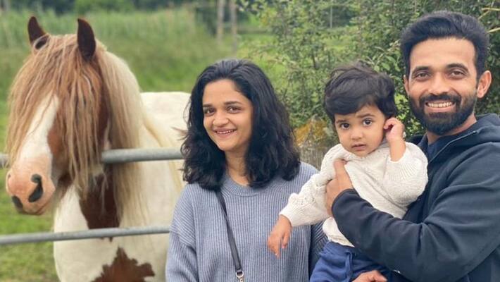 ajinkya rahane blessed with boy baby ajinkya rahane blessed with boy baby