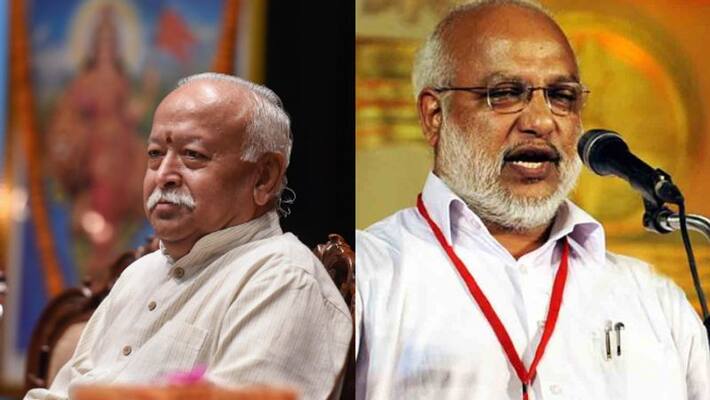 CPM Leader MA Baby Facebook post against Mohan Bhagwat speech CPM Leader MA Baby Facebook post against Mohan Bhagwat speech