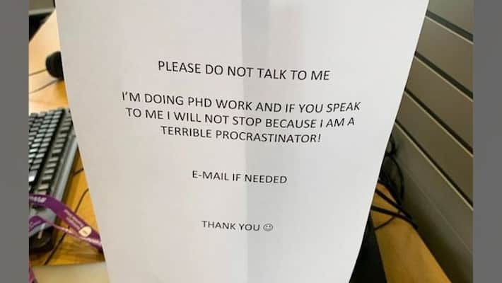 Every PhD student will absolutely relate to this note.. going viral Every PhD student will absolutely relate to this note.. going viral