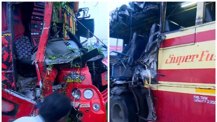 Motor Vehicle Department report that KSRTC s fault along with the over speed of the tourist bus caused the vadakkanchery bus accident Motor Vehicle Department report that KSRTC s fault along with the over speed of the tourist bus caused the vadakkanchery bus accident