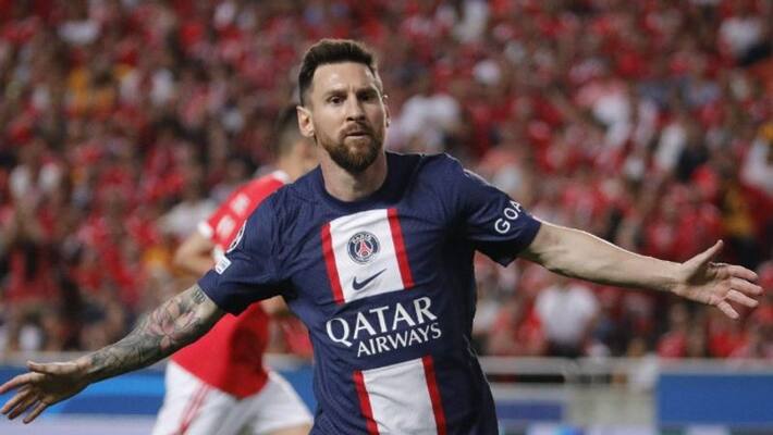 UCL 2022 23 PSG draw with Benfica amid Lionel Messi wonder goal UCL 2022 23 PSG draw with Benfica amid Lionel Messi wonder goal