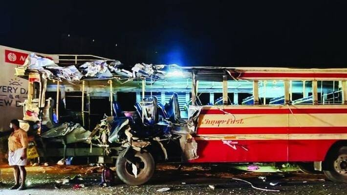 Vadakancherry bud Accident Minister say high speed was the cause of the accident Vadakancherry bud Accident Minister say high speed was the cause of the accident