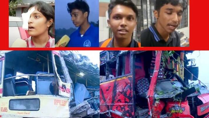 Vadakkancheri bus accident : escaped students narrate terrible accident took 9 lives Vadakkancheri bus accident : escaped students narrate terrible accident took 9 lives