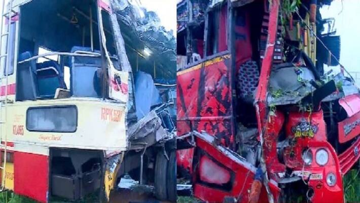 Kerala Nine killed 38 injured in a bus accident in Vadakkenchery vva Kerala Nine killed 38 injured in a bus accident in Vadakkenchery vva
