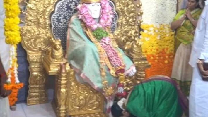 Worship of Durga Stalin in Mylapore Saibaba Temple. Worship of Durga Stalin in Mylapore Saibaba Temple.