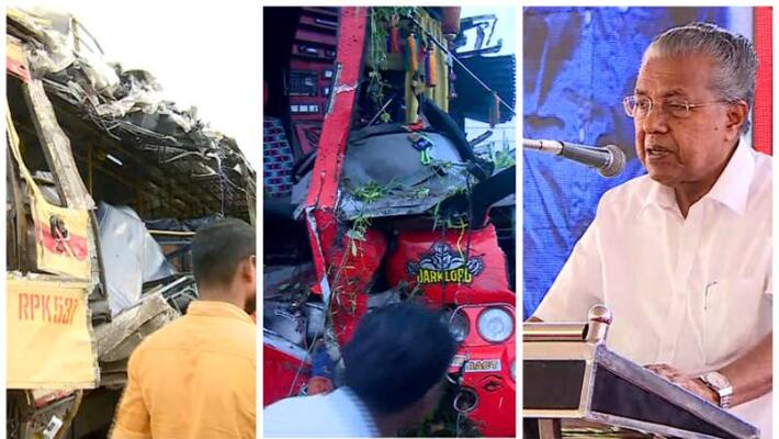 Strict action against law violations on the road, Chief Minister condoles the accident in Vadakancherry Strict action against law violations on the road, Chief Minister condoles the accident in Vadakancherry
