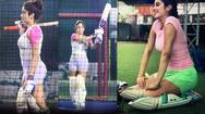 Actress Jhanvi Kapoor Spotted in Cricket Training Camp For Upcoming movie Mr And Mrs Mahi