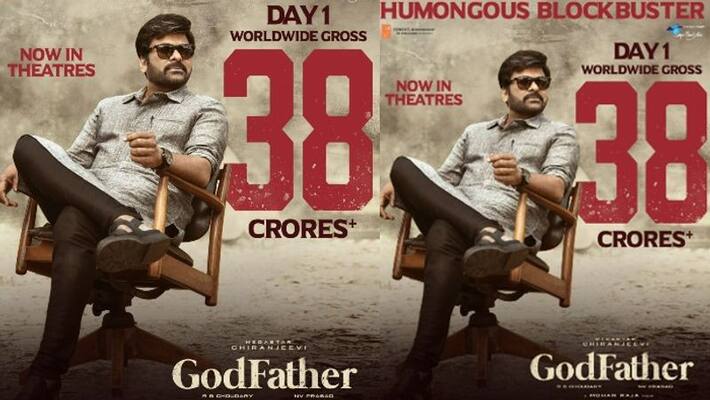 god father movie firstday collections chiranjeevi showing his power god father movie firstday collections chiranjeevi showing his power