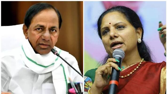 Partition in TRS Daughter Kavita did not attend the launch of KCR national party san Partition in TRS Daughter Kavita did not attend the launch of KCR national party san