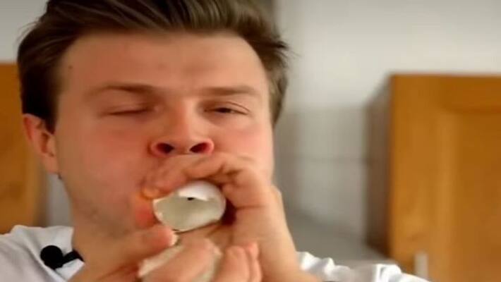 YouTube Shares Boiled egg peeling video of social media influencer Max Klymenko apa YouTube Shares Boiled egg peeling video of social media influencer Max Klymenko apa