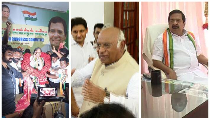 Kharge also seeking votes Kharge also seeking votes