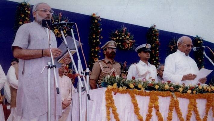 Narendra Modi was sworn in 21 years ago as Gujarat Chief Minister vva Narendra Modi was sworn in 21 years ago as Gujarat Chief Minister vva