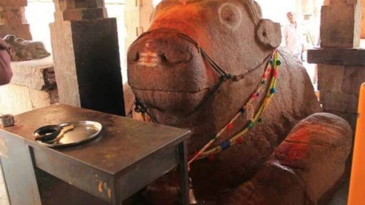 the mysterious growing nandi in yaganti temple the mysterious growing nandi in yaganti temple