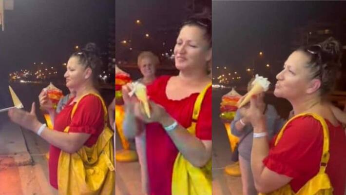 Woman Pranks Turkish Ice Cream Vendor Woman Pranks Turkish Ice Cream Vendor