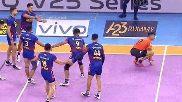 dabang delhi kc beat u mumba by 41 27 in pro kabaddi league 2022 first match dabang delhi kc beat u mumba by 41 27 in pro kabaddi league 2022 first match