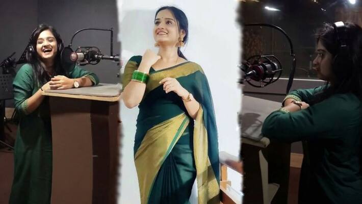 santhwanam serial actress gopika share dubbing video santhwanam serial actress gopika share dubbing video