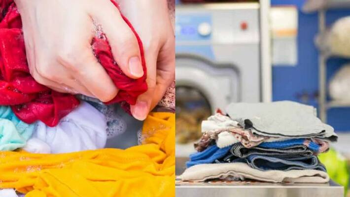 simple tips to Bleached fabric into new clothes by dyeing at home simple tips to Bleached fabric into new clothes by dyeing at home