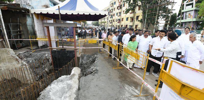 CM Stalin inspected the rainwater drainage works in Chennai