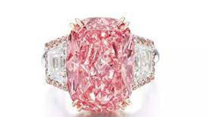 Pink diamond sold 49 million dollars by auction in Hong Kong Pink diamond sold 49 million dollars by auction in Hong Kong