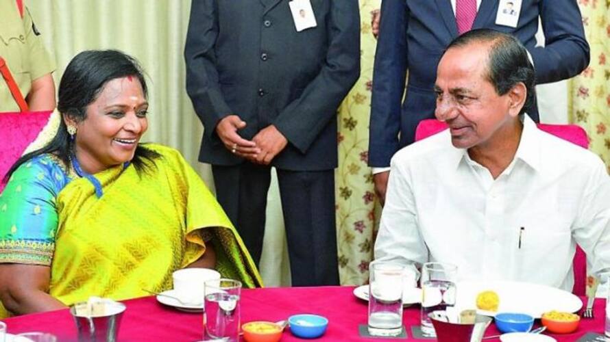 Telangana cm chandrasekhar rao ignored Republic Day Telangana cm chandrasekhar rao ignored Republic Day