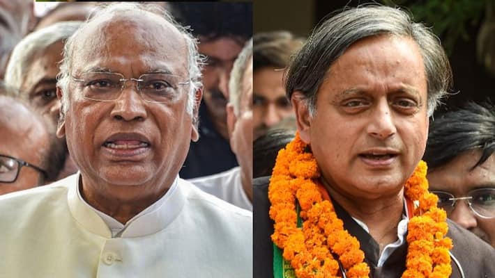 Mallikarjun Kharge vs Shashi Tharoor: History beckons as Congress gears up for its 6th AICC chief election snt Mallikarjun Kharge vs Shashi Tharoor: History beckons as Congress gears up for its 6th AICC chief election snt
