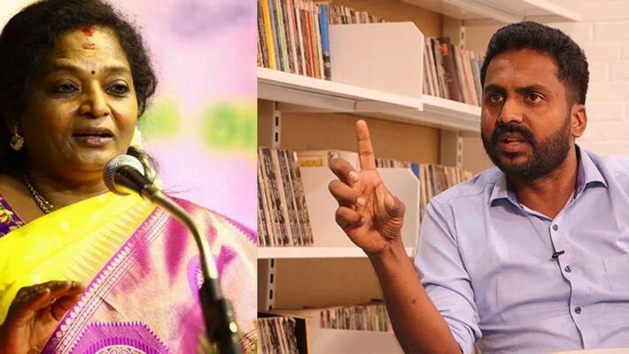 DMK Media Communications Joint Secretary rajiv gandhi slams tamilisai soundararajan DMK Media Communications Joint Secretary rajiv gandhi slams tamilisai soundararajan