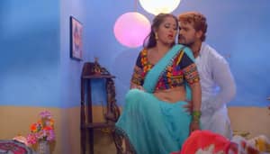 300px x 171px - Bhojpuri SEXY video: Kajal Raghwani and Khesari Lal Yadav's HOT bedroom  romance goes viral-WATCH