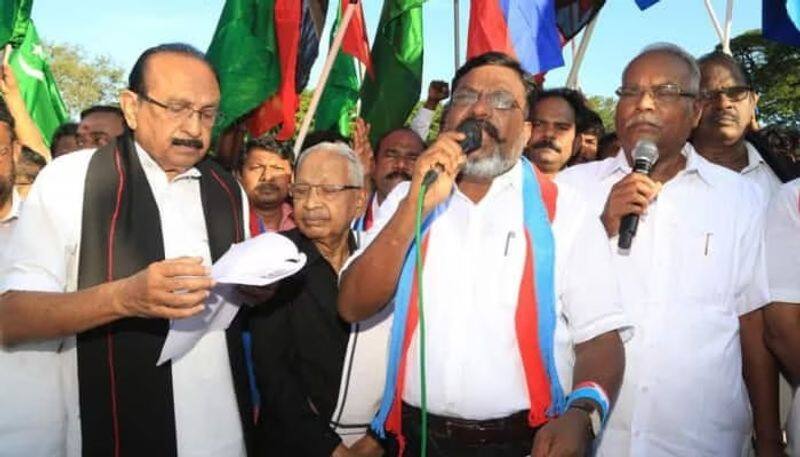 BJP demands Tamil Nadu government to arrest Thirumavalavan and take action