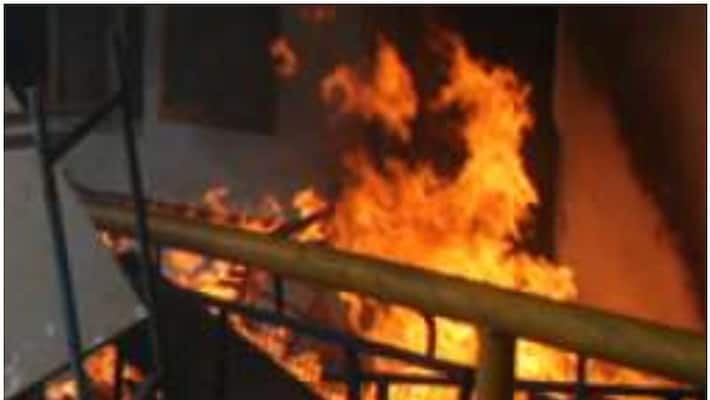 man sets himself on fire and hug woman man sets himself on fire and hug woman