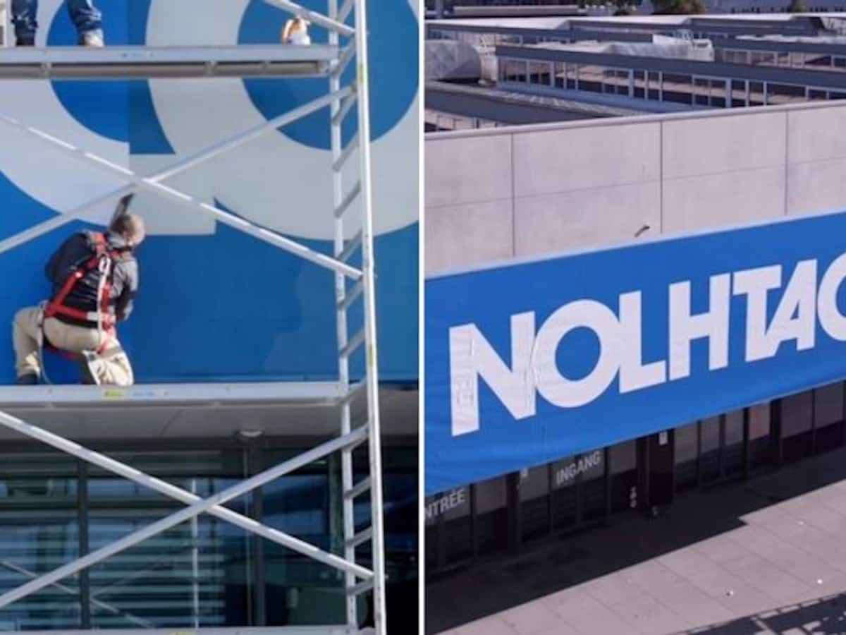 Decathlon reverses its name to 'NOLHTACED' in 3 Belgian cities