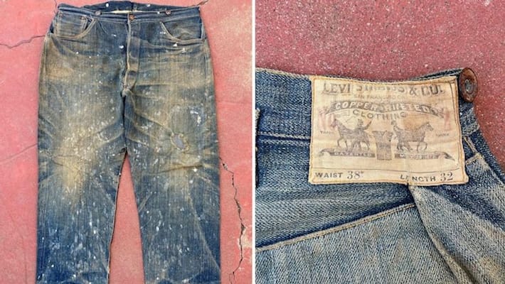 This Old Pair of Levi's Sold at Auction for $76,000 - NowThis