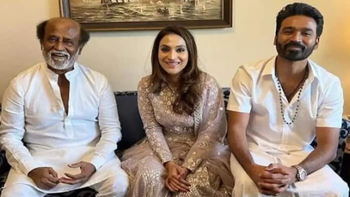 Rajinikanth meeting with Dhanush, Aishwarya, hints to get together again! Rajinikanth meeting with Dhanush, Aishwarya, hints to get together again!