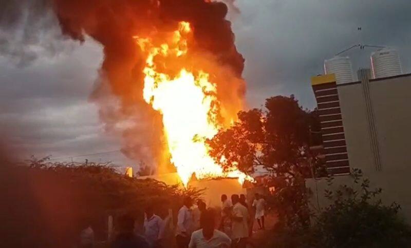 terrible fire accident at a chemical factory at coimbatore
